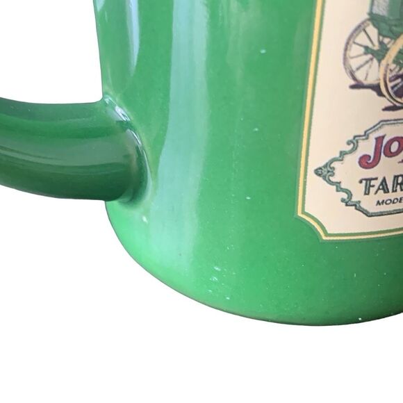Vintage NOS John Deere The Model D 15-27 Tractor Ceramic Green Coffee Cup Mug - Picture 6 of 13